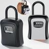 Модернизированный настенный сейф для ключей с замком для ключей, ящиком для хранения ключей с 4-значным паролем, противоугонным устройством для ключей от дома