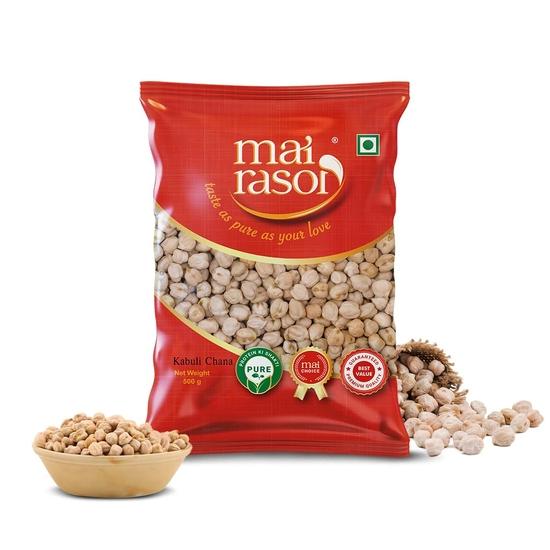 MAI RASOI Kabuli Chana/Channa Punjabi Chole 500 Gm Pouch