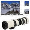 Hilitand telephoto lens For Canon EF-S mount camera 420-800mm Caliber F8.3-16 Full manual focus telescope zoom Multilayer MC coating manual focus lens