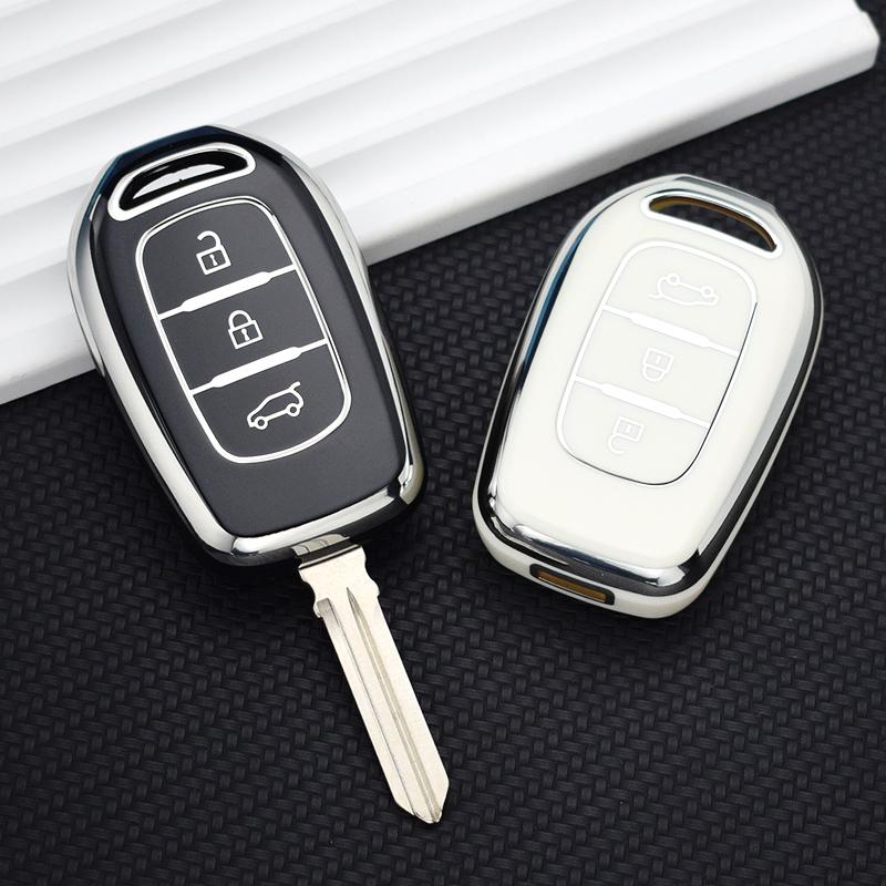 Новый чехол для дистанционного ключа из ТПУ с 3 кнопками, чехол-брелок для Renault Kwid Traffic, символ для Dacia Sandero Logan Duster