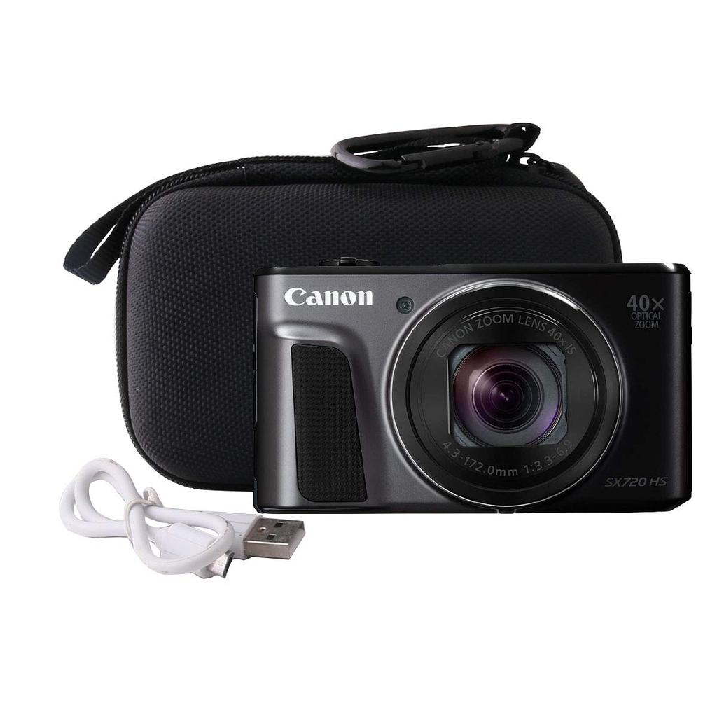 Чехол для хранения цифровой камеры Canon PowerShot G7X X / SX620HS/SX720HS/SX730HS/SX740HS/G9-WERJIA (кейс для хранения-черный)