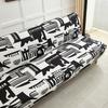High Quality Printed Pattern Dustproof Sofa Bed Cover Stretch Futon Slipcover For Living Room New Style Home Decoration