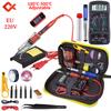Наборы цифровых мультиметров с паяльником, инструменты для электрика, 220 В/110 В, измеритель напряжения с регулируемой температурой