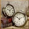 Ретро Простой Студенческий Общежитие Настольный Будильник Металлические Изделия Гостиная Спальня Бесшумный Будильник Домашнее Украшение