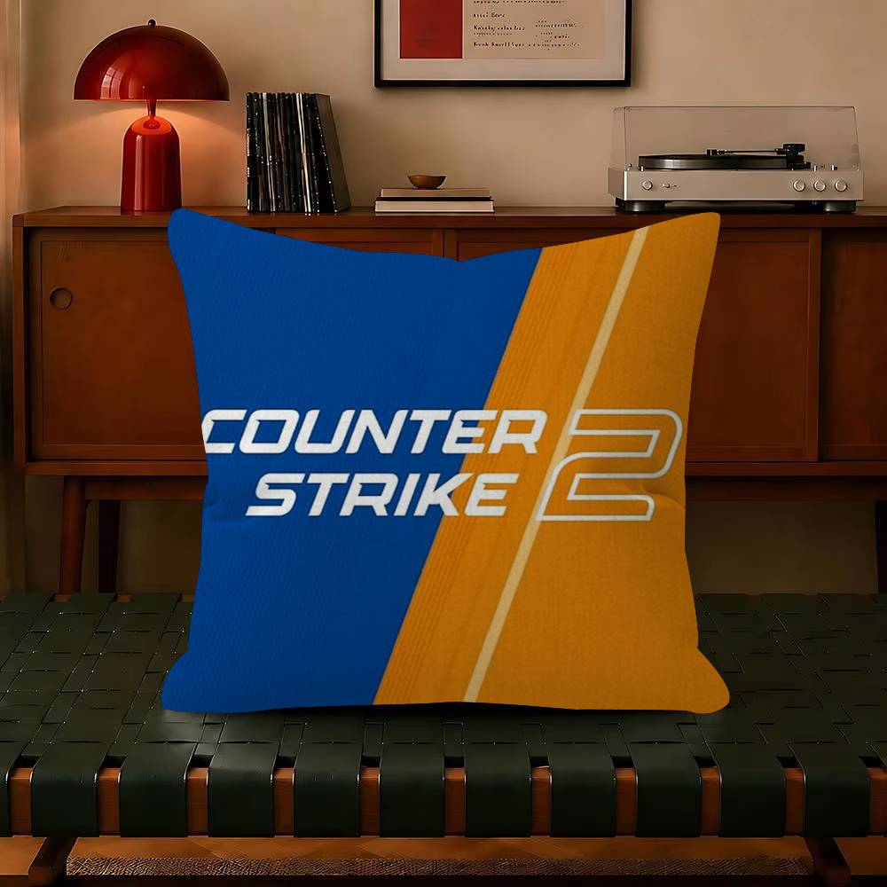 Hot Game CCounterStrike CS Pillow Gift Home Office Decoration Bedroom Sofa Car Cushion Cover case x
