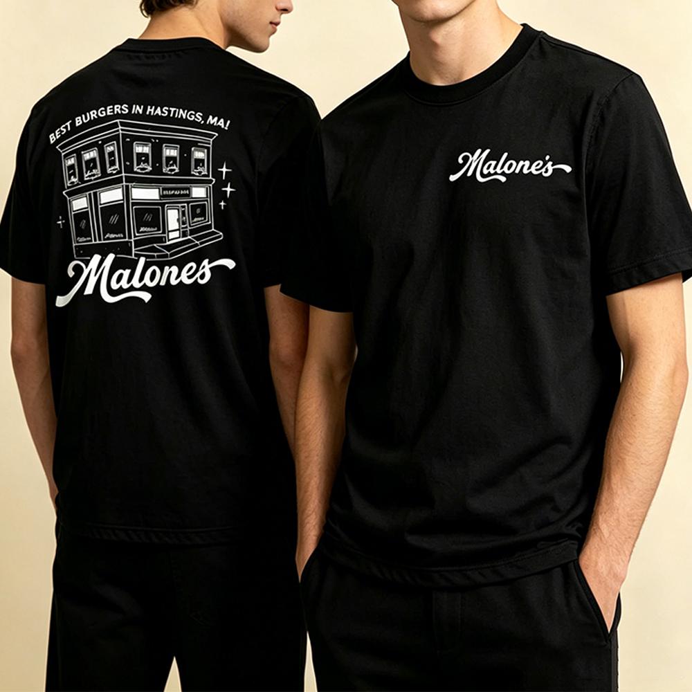 Off Campus Hannah Wells T-shirt Vintage Malone's Briar University Hockey Romance O-neck Top Summer Unisex Harajuku Casual Tee