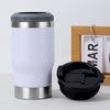14 унций вакуумная изоляционная кружка с открывашкой и крышкой пивная кружка автомобильный дорожный стакан с двойными стенками из нержавеющей стали для дома автомобиль путешествия