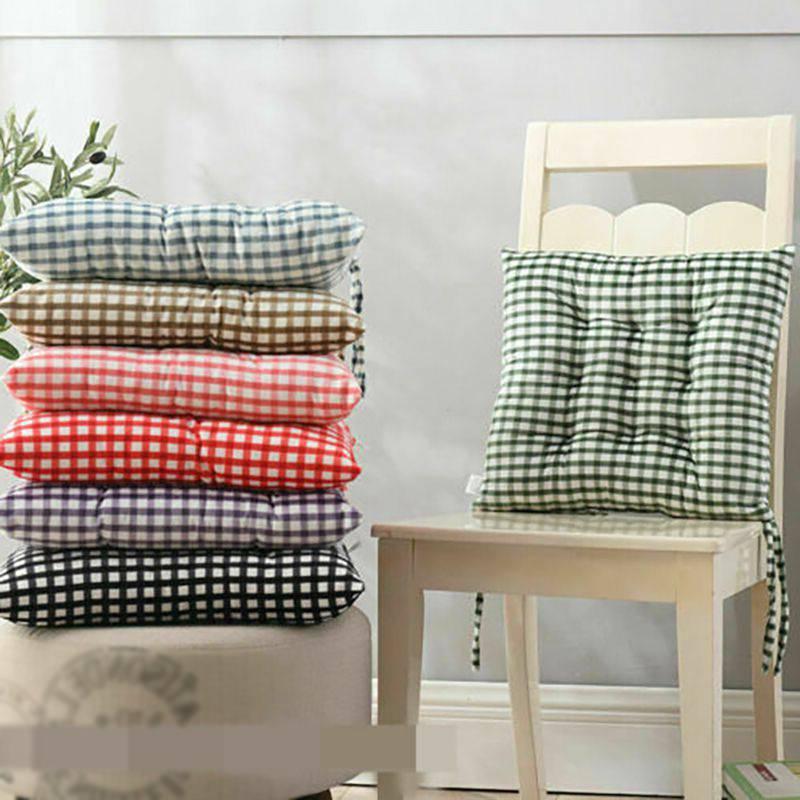Утолщенная подушка для стула с сетчатым узором для столовых и татами-комнат
