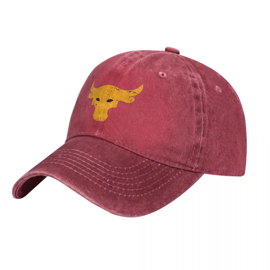 Бейсболка Brahma Bull Washed Dwayne Johnson Funny Trucker Hat Весенние унисекс хип-хоп повседневные бейсболки