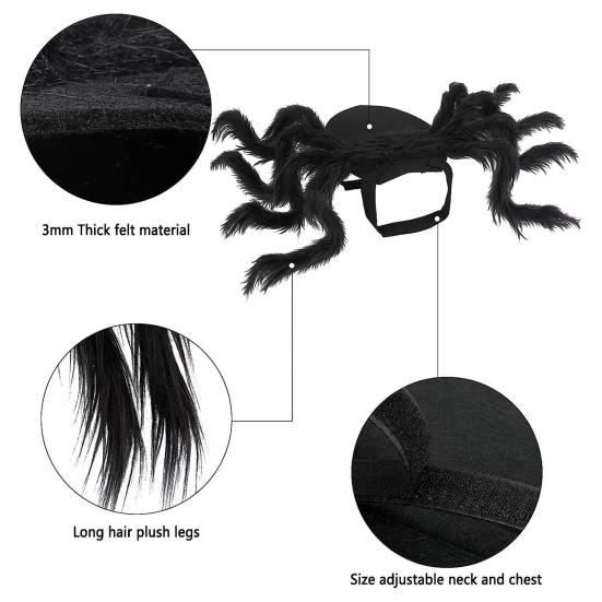 Костюм для питомца на Хэллоуин, милые лапки паука, одежда для питомца, уникальные аксессуары для щенка и кошки для домашней вечеринки, мероприятий на Хэллоуин