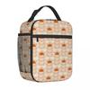 Изолированные ланч-боксы Orla Kiely Портативные Красочные Листья Ланч-бокс Многофункциональный Термокулер Ланч-бокс для Путешествий