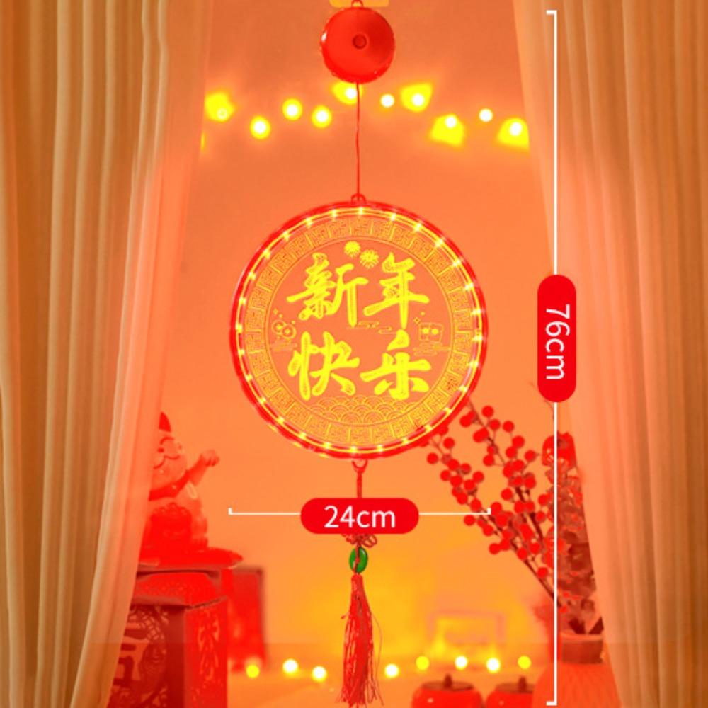 Acrylic New Year Lantern Red Hanging Lights New Red Hanging Lanterns Chinese New Year