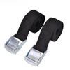 Black Zinc Alloy Buckle Strap for Cargo Luggage with Polypropylene Tightening Wire