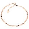 14K Vitamin Chain Double-Line Bracelet_Length 17Cm + Extra Chain 1.5Cm