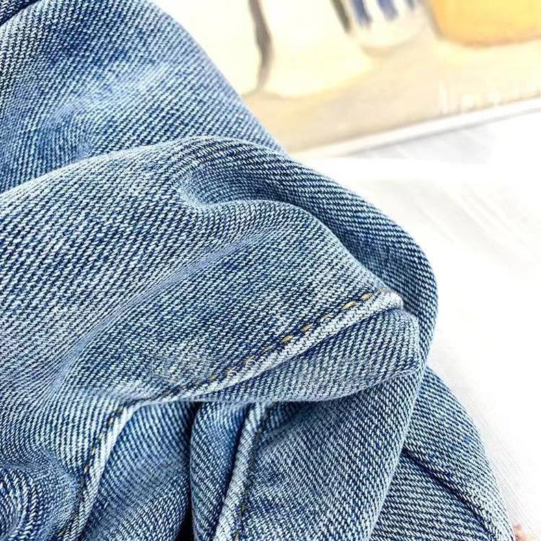 Зимние утолщенные теплые брюки Harun, прямые тонкие женские модные джинсы, повседневные брюки