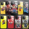 Red Green Marios-Super Cartoon Case For iPhone Samsung Galaxy Redmi Note S 17 16 15 14 13 20 24 25 54 Pro Max Ultra Fe Air Tempered Glass Cover