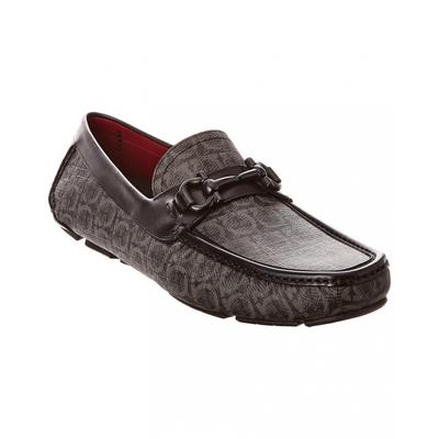 Ferragamo Parigi Кожаные мокасины Серого цвета
