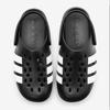 adidas Кроксы Adilette Clog 2.0 - Черный / Белый (JQ8058)