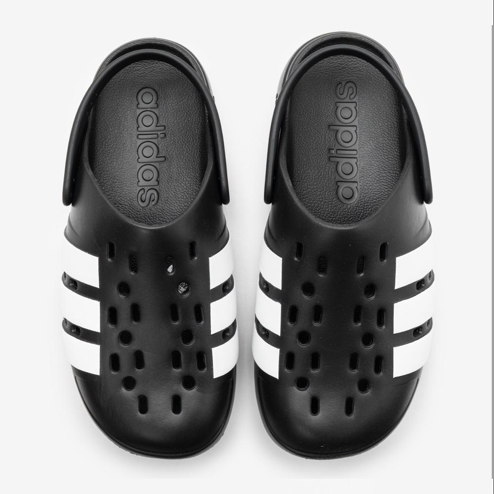 adidas Кроксы Adilette Clog 2.0 - Черный / Белый (JQ8058)