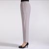 Women Summer High Waist Comfortable Elastic Waist Silk Pants