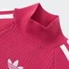 Adidas Вязаный свитер премиум-класса Originals с воротником в три полоски, женские топы пурпурного цвета JI7060