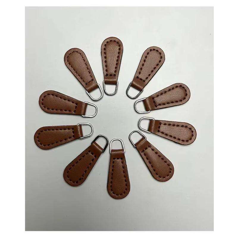 10 шт. симпатичных застежек-молний высокого качества, однотонные застежки-молнии из искусственной кожи, аксессуары для сумок-карандашей и сумок