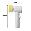 5-in-1 Handheld Bathtub Brush Kitchen Bathroom Sink Cleaning Tool 3 Brush Head Efficient Cleaning Toilet Tub Electric Brush