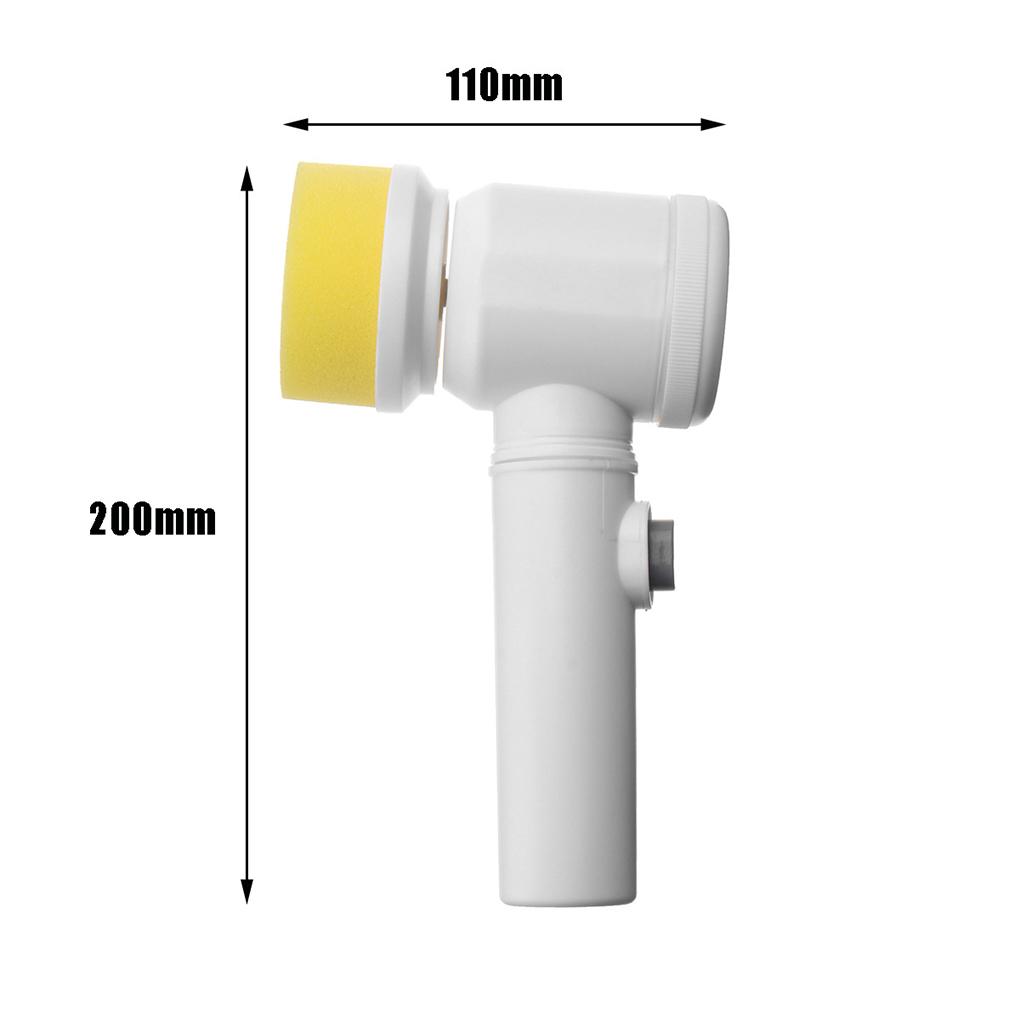 5-in-1 Handheld Bathtub Brush Kitchen Bathroom Sink Cleaning Tool 3 Brush Head Efficient Cleaning Toilet Tub Electric Brush