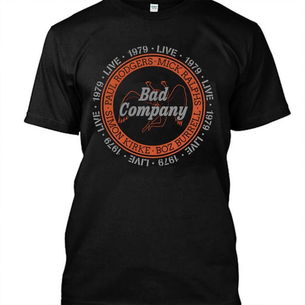 Ретро Футболка унисекс Bad Company Band Concert Мужская S-235XL 9D323