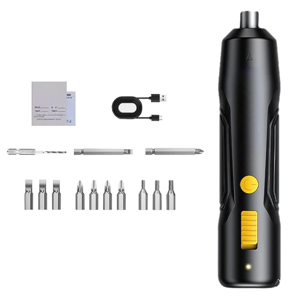 Набор из 15 беспроводных электрических отверток с 13 битами, ручная дрель, электроинструмент, обслуживание и ремонт