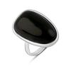 Silver Ring with Natural Onyx 15.194ct (2130130)