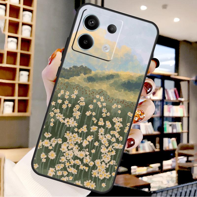 Сад Клода Моне Лотосы Для Xiaomi Redmi Note 14 Pro 13 12 11 9 10 15 Pro Plus Чехол Для Redmi 15 15C 14C 10C 12C 13C