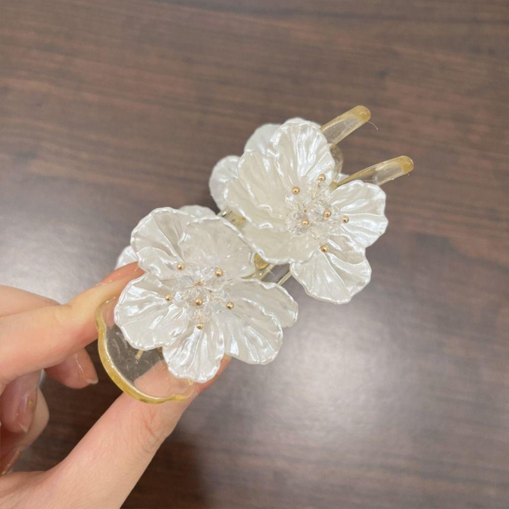 Свадебные заколки для волос с цветами Красивые заколки для волос Популярная заколка-цветок для женщин и девочек