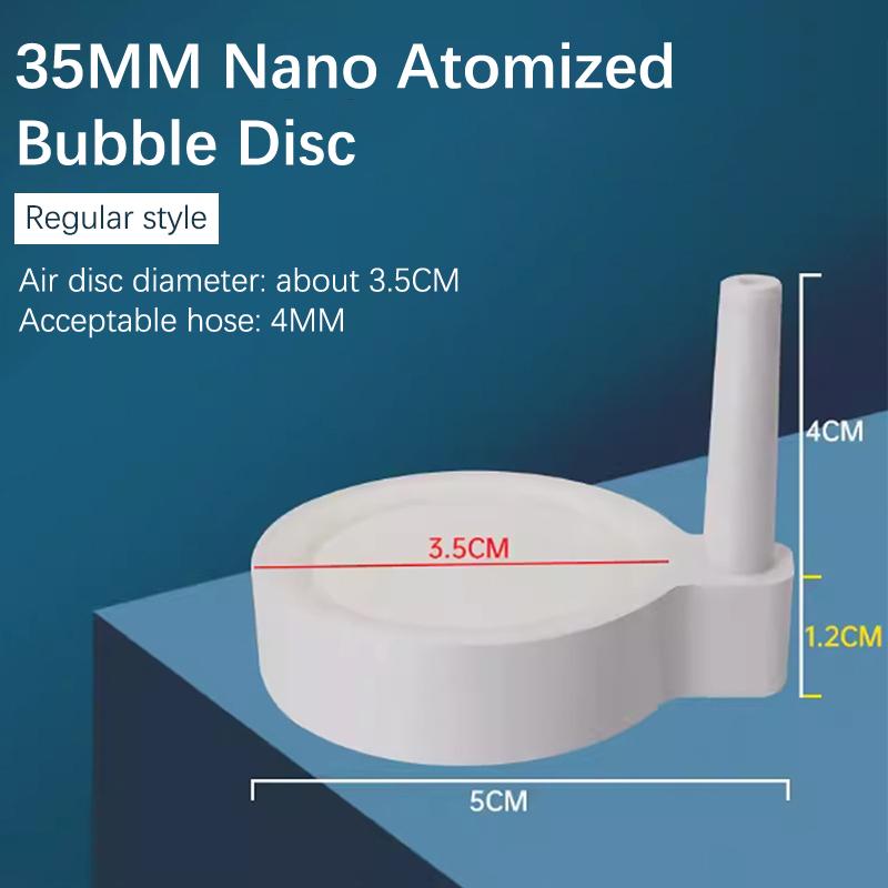 Аквариум для аквариума круглый бесшумный нано-аэратор с кислородом, пузырьковый насос для пруда, гидропонный диффузор кислорода, аксессуары для подачи