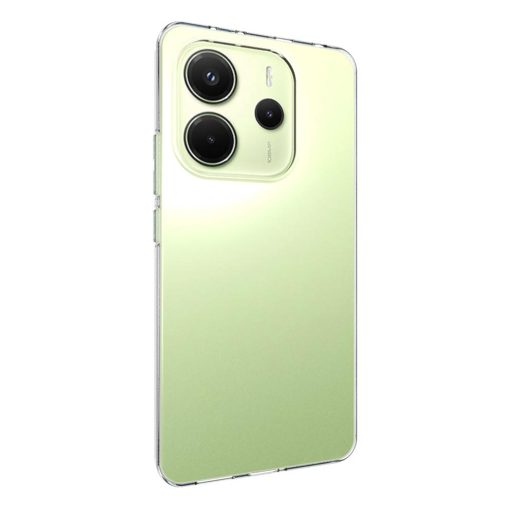 Для Xiaomi Redmi Note 14 4G (164,84мм) Прозрачный чехол для телефона, устойчивый к водяным знакам, задняя крышка из ТПУ