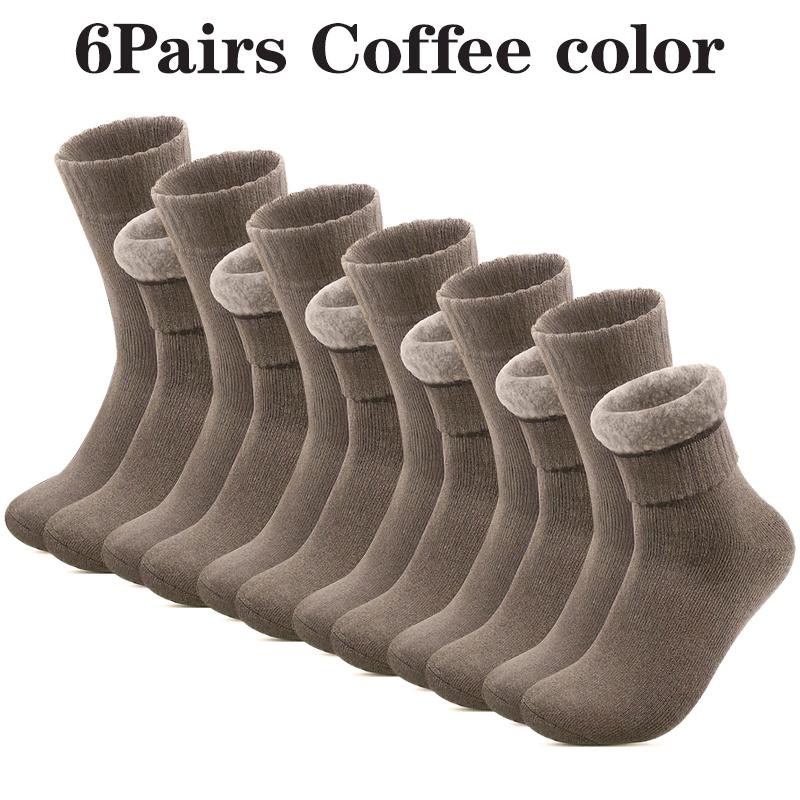 Мужские осенние и зимние супер толстые плюшевые носки 1/2/4/6/8/10/15/20 пар повседневных теплых и морозостойких носков средней длины для активного отдыха