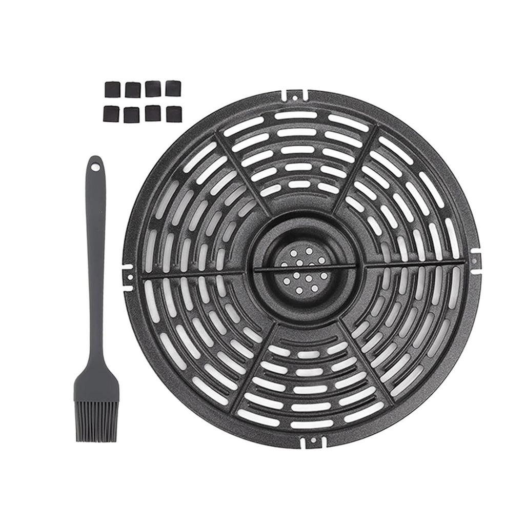 Многофункциональная сковорода-гриль для аэрофритюрницы, противень для приготовления в аэрофритюрнице, форма для выпечки в аэрофритюрнице, аксессуар для аэрофритюрницы