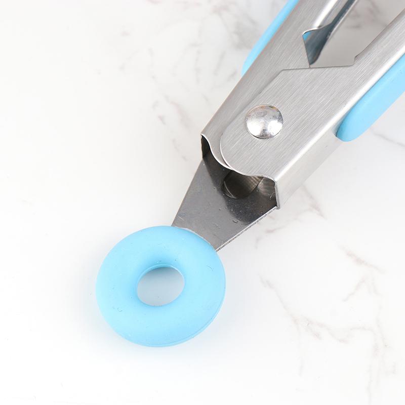 1 шт. 7 дюймов зажим для еды из нержавеющей стали зажим для еды для барбекю гриль стейк зажим для еды нескользящая ручка щипцы для хлеба вечерние кухонные аксессуары для приготовления пищи