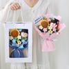 Crochet Bouquet Graduation Flower Gift Hand-woven Sunflower Bouquets Graduation Finished Crochet Flower Birthday Gift