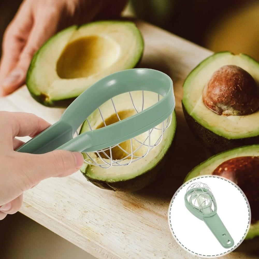 Multipurpose Avocado Cutter Stainless Steel Melon Cutter Slicer Avocado Peeler Kitchen Use