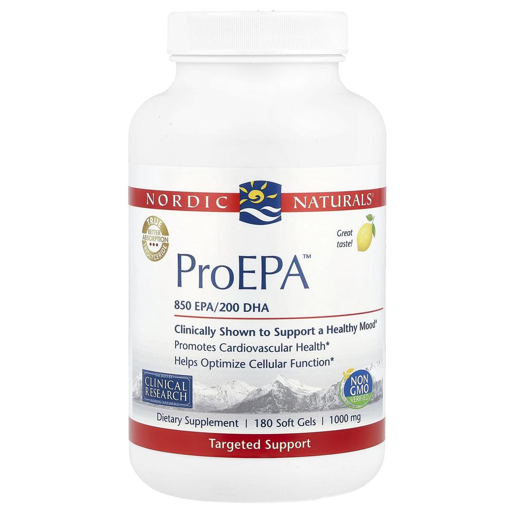 Nordic Naturals ProEPA™, Лимон, 180 мягких таблеток
