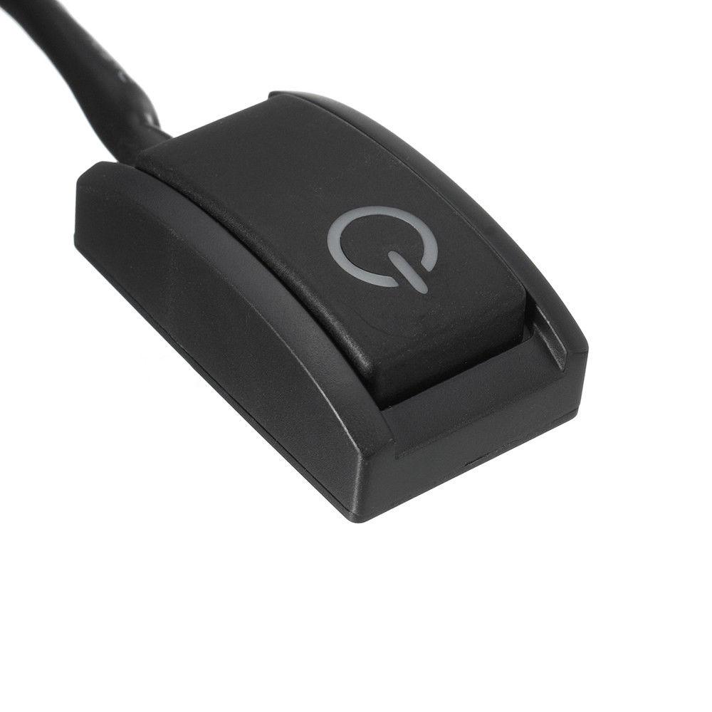 Universal LED Light Symbol DC12V 200mA ON/OFF Switch Latching Car Push Button