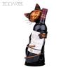 Cat Shaped Wine Holder Wine Shelf Metal Sculpture Practical Sculpture Home Decoration Interior Decoration Crafts