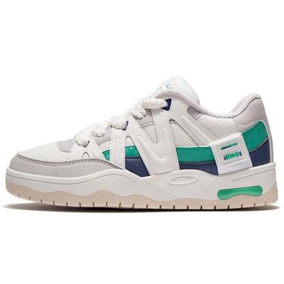 Yufeng Ткань Кожа Амортизирующие Нескользящие Износостойкие Дышащие Низкие Повседневные Туфли Женские Кроссовки Белые Серые AGCS174-3