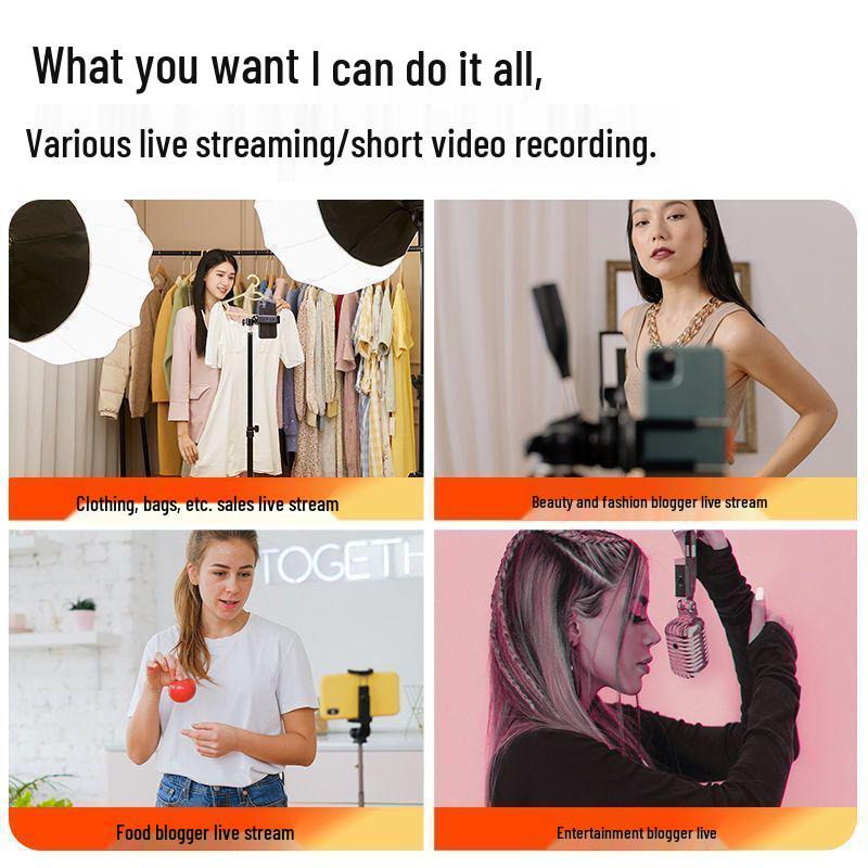 2200 Вт Сверхяркий сферический заполняющий свет для прямых эфиров о красоте, фотографии и студийной съемки одежды