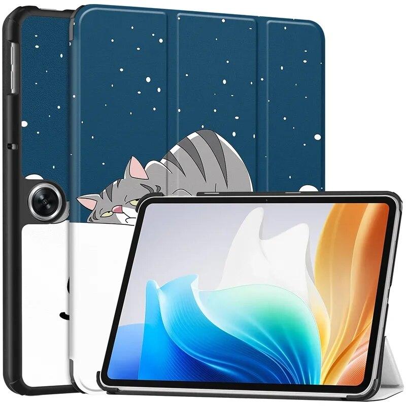 Флип-чехол для OPPO Pad Neo 11,35 дюйма, складной магнитный смарт-чехол для OnePlus Pad Air 2/OPPO Pad Go 11,35 дюйма, чехол для планшета