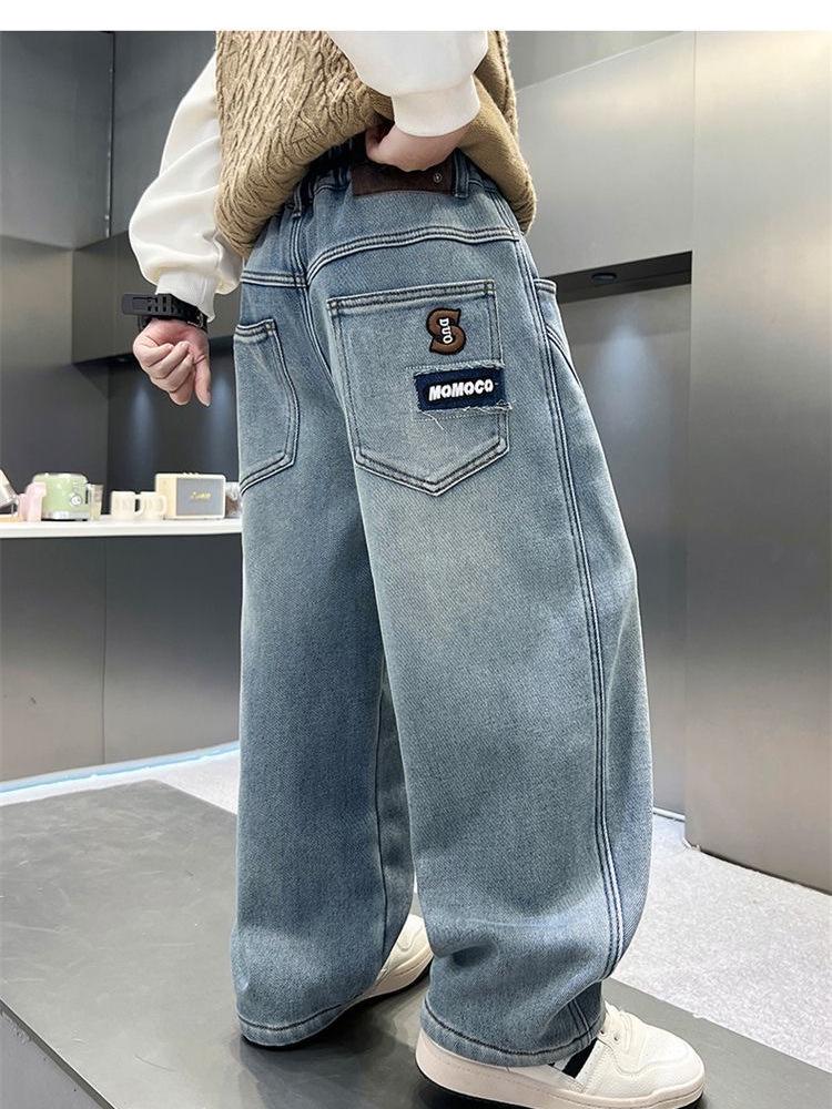 Zhongda Boys' Versatile Harem Pants - Super Soft, Stylish, Loose Fit Curved Design for Spring and Autumn