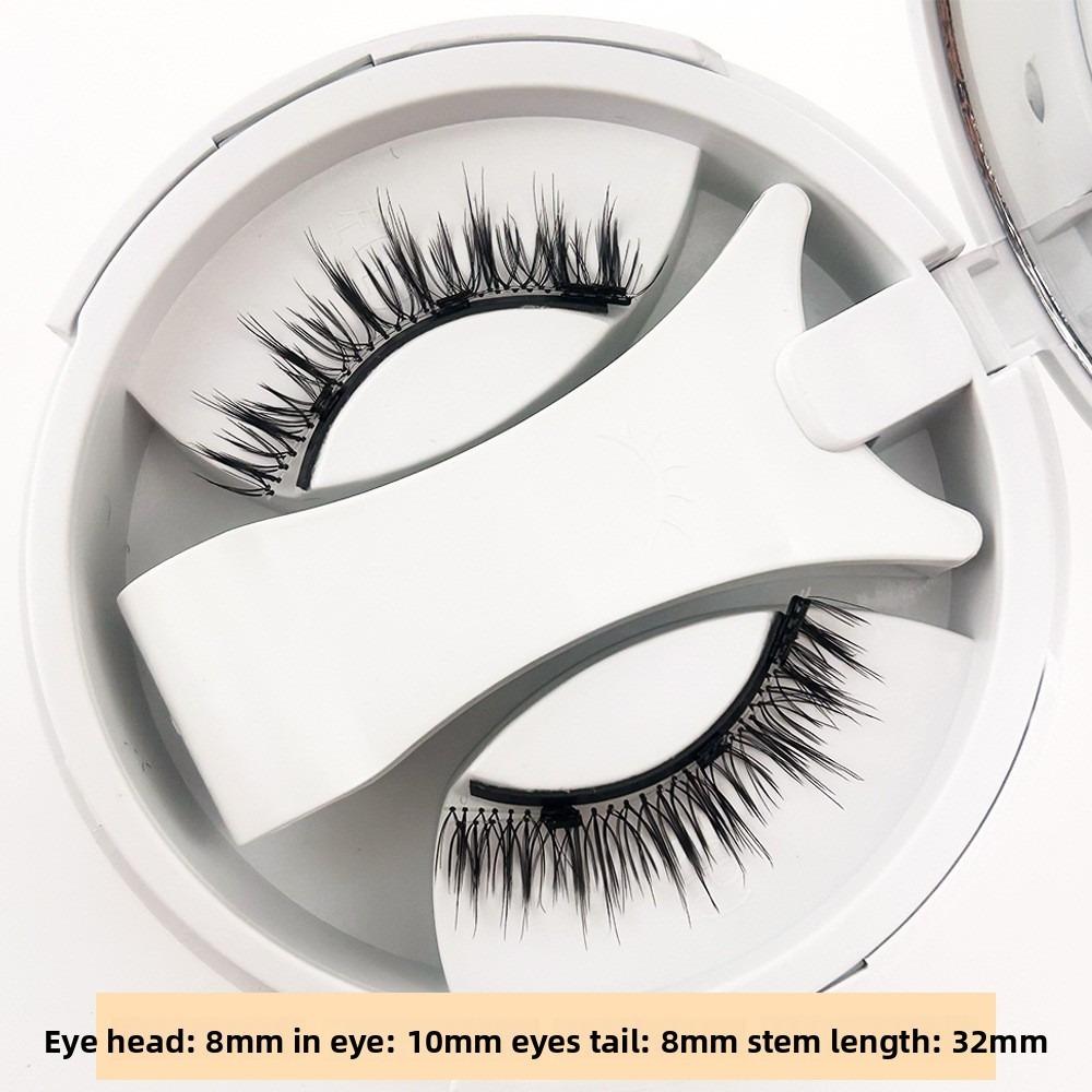 Магнитные ресницы без клея с аппликатором Магнитные накладные ресницы Женские Девичьи