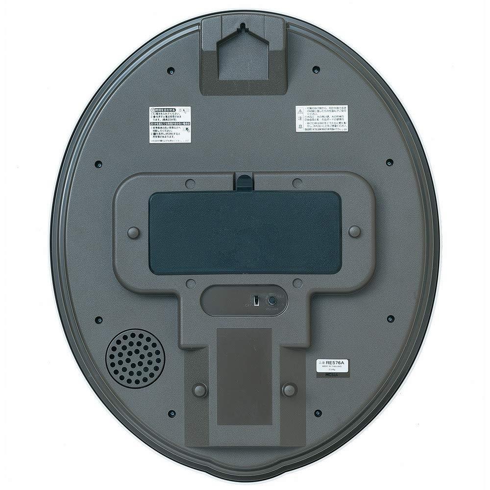 Seiko Clock Wall Clock Karakuri Clock Radio Clock Analog Karakuri Triple Selection Melody Rotating Decoration Ivory Marble Pattern RE576A