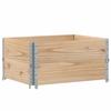 VidaXL Jardinière 80x60 cm bois de pin massif, jardinière d'extérieur, bac à fleurs, bac à tomates, jardinière de terrasse, 3295839